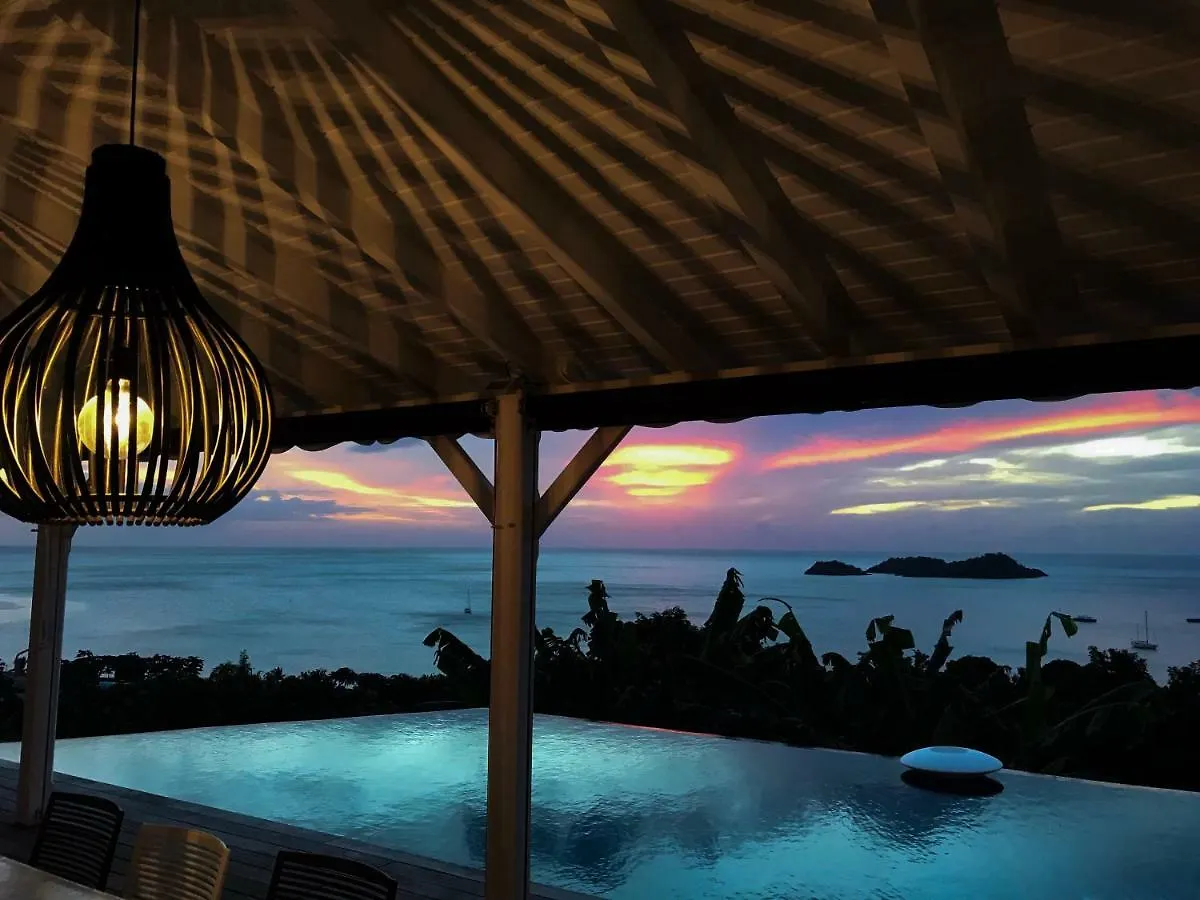 Sunset Bay - Luxueuse Villa Et Sa Magnifique Vue Les Ilets Pigeon 波尔兰特 瓜德罗普